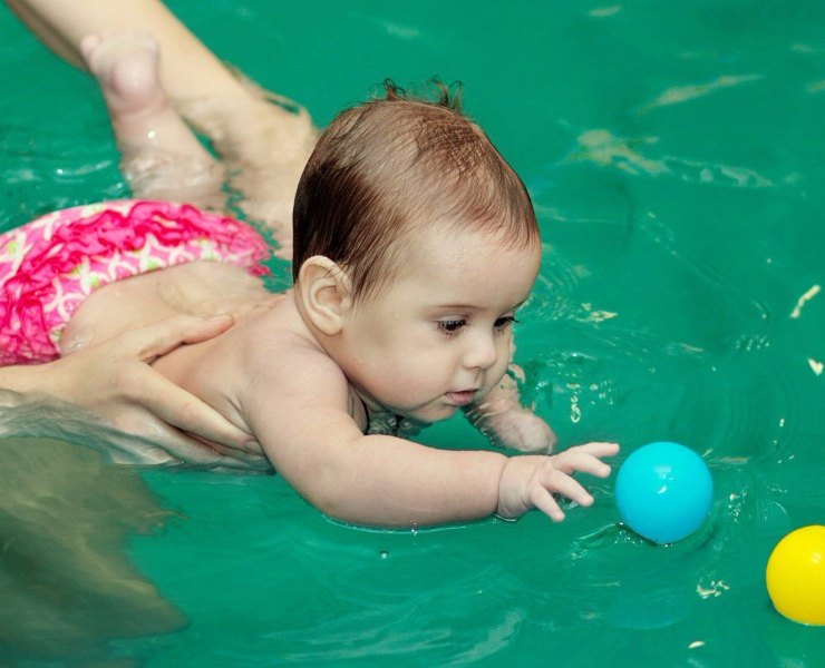 Раннее плавание для детей